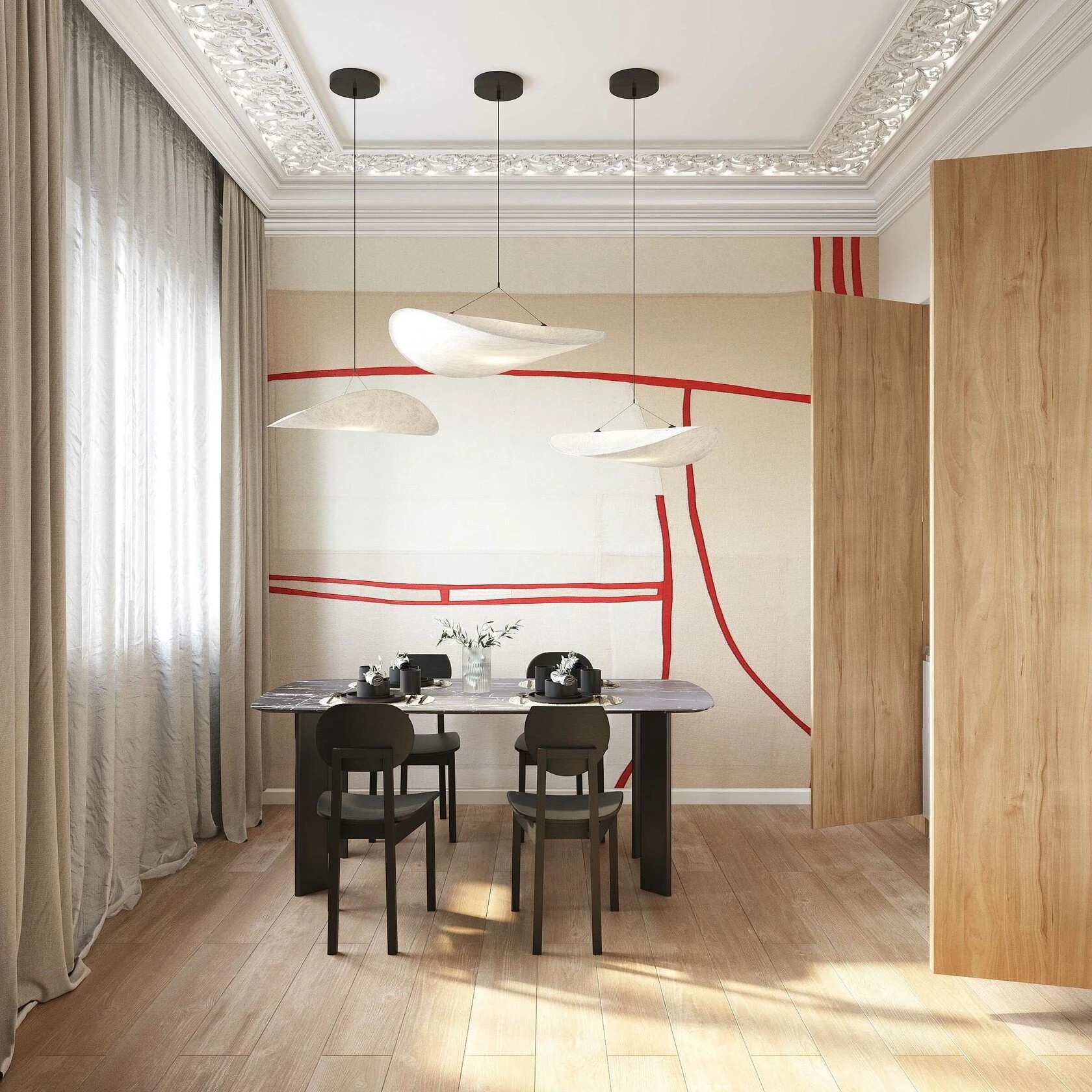 КВАРТИРА В СТИЛЕ ФРАНЦУЗСКОГО ОТЕЛЯ В ИСТОРИЧЕСКОМ ЦЕНТРЕ МОСКВЫ