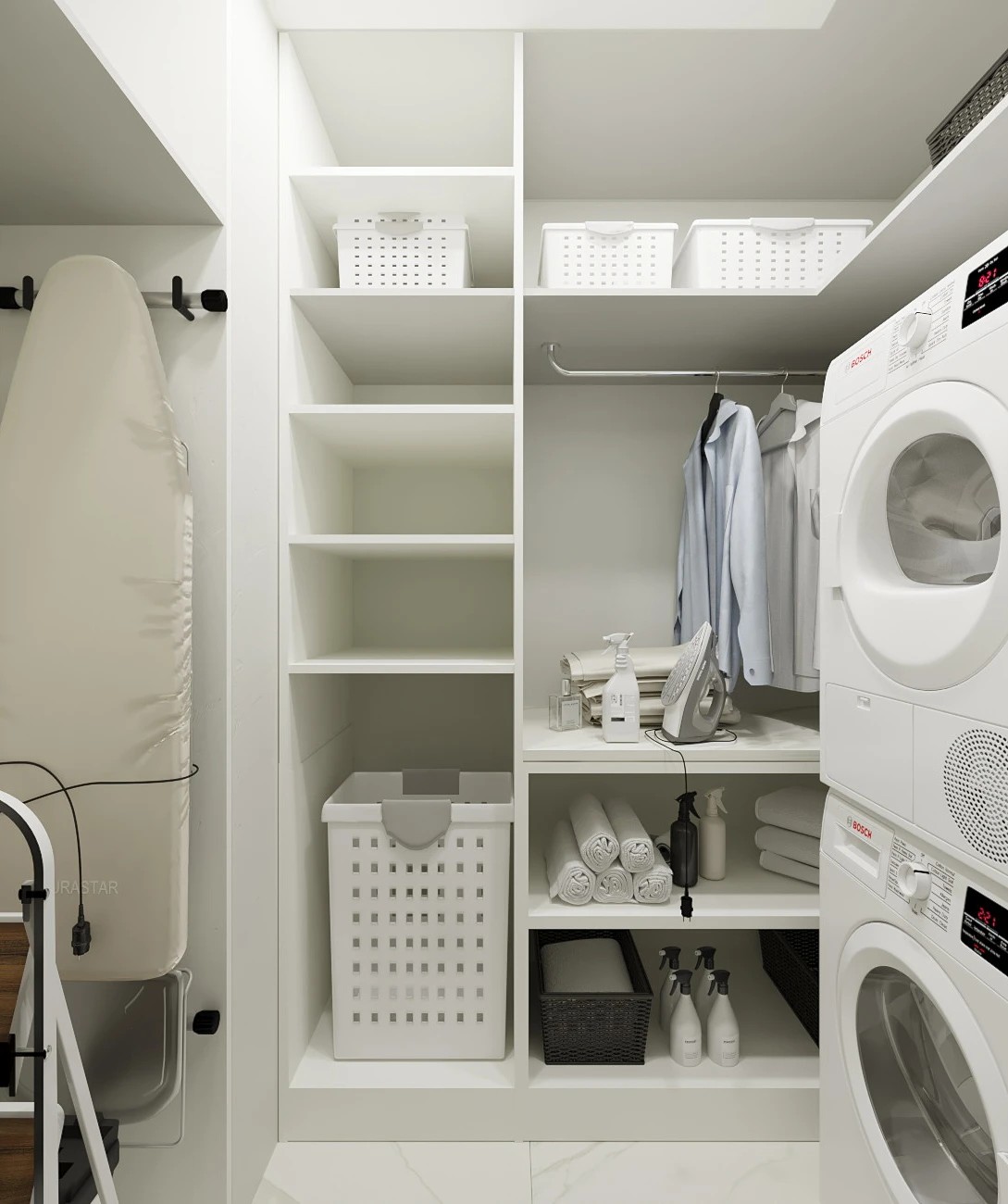 Дизайн трехкомнатной квартиры в ЖК Облака на Лесной