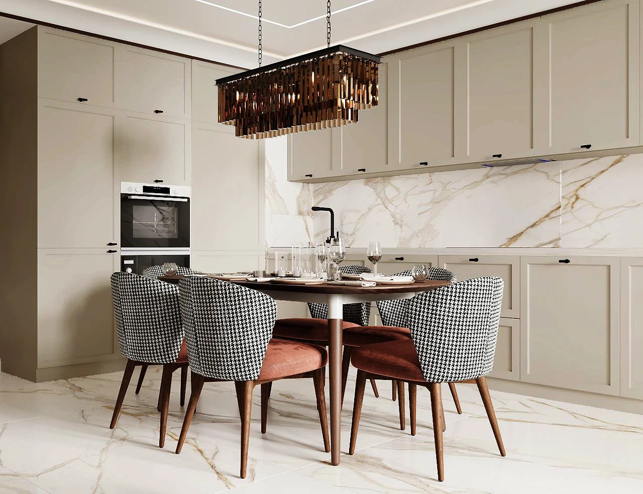 Дизайн трехкомнатной квартиры в ЖК Облака на Лесной