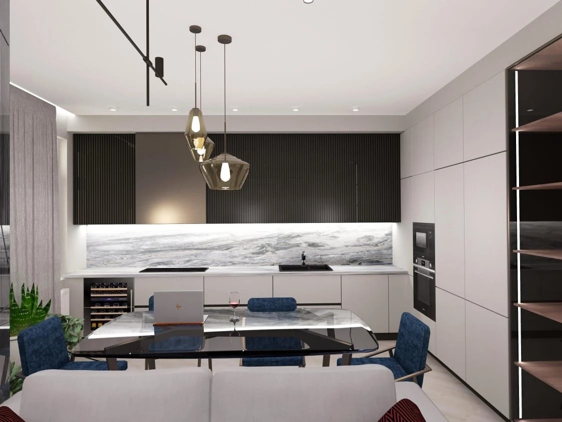 Квартира с элементами АР-ДЕКО