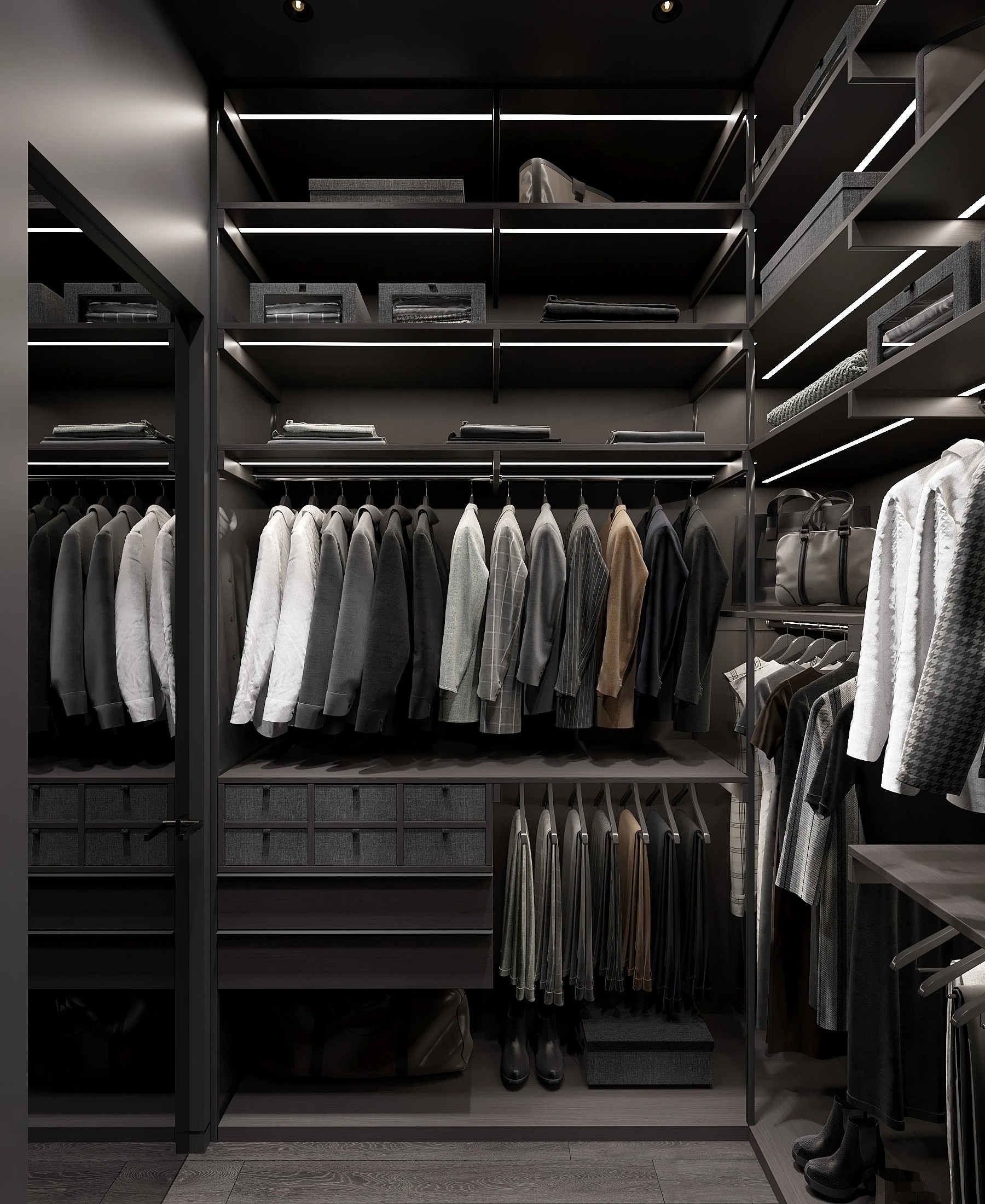 Квартира молодого человека в ЖК "Левел Стрешнево"