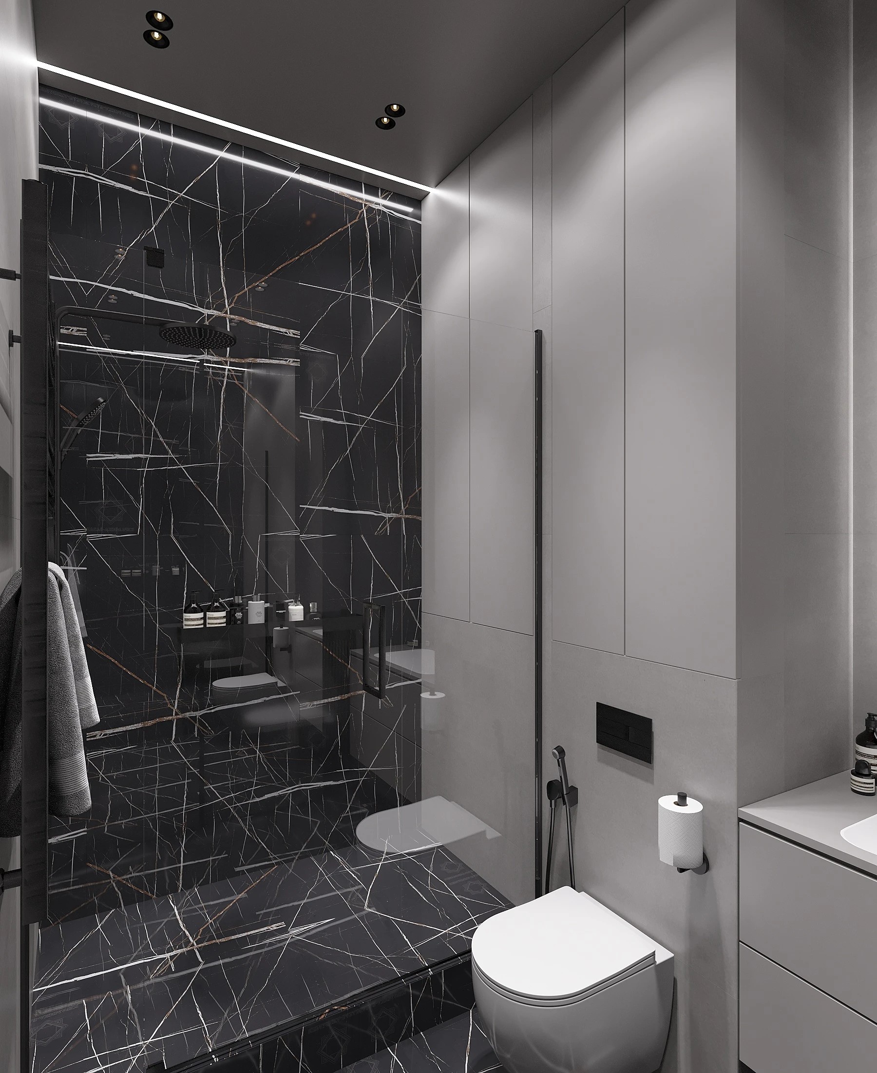 Квартира молодого человека в ЖК "Левел Стрешнево"