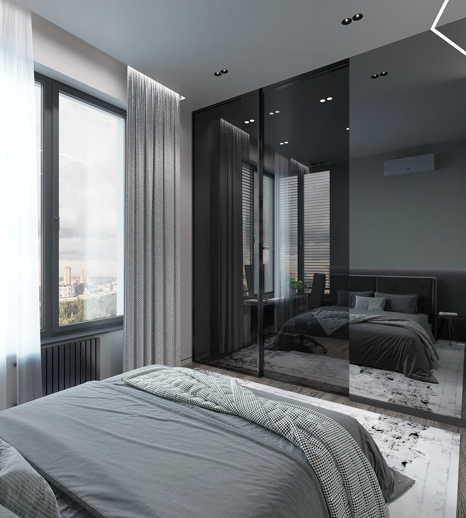 Квартира молодого человека в ЖК "Левел Стрешнево"