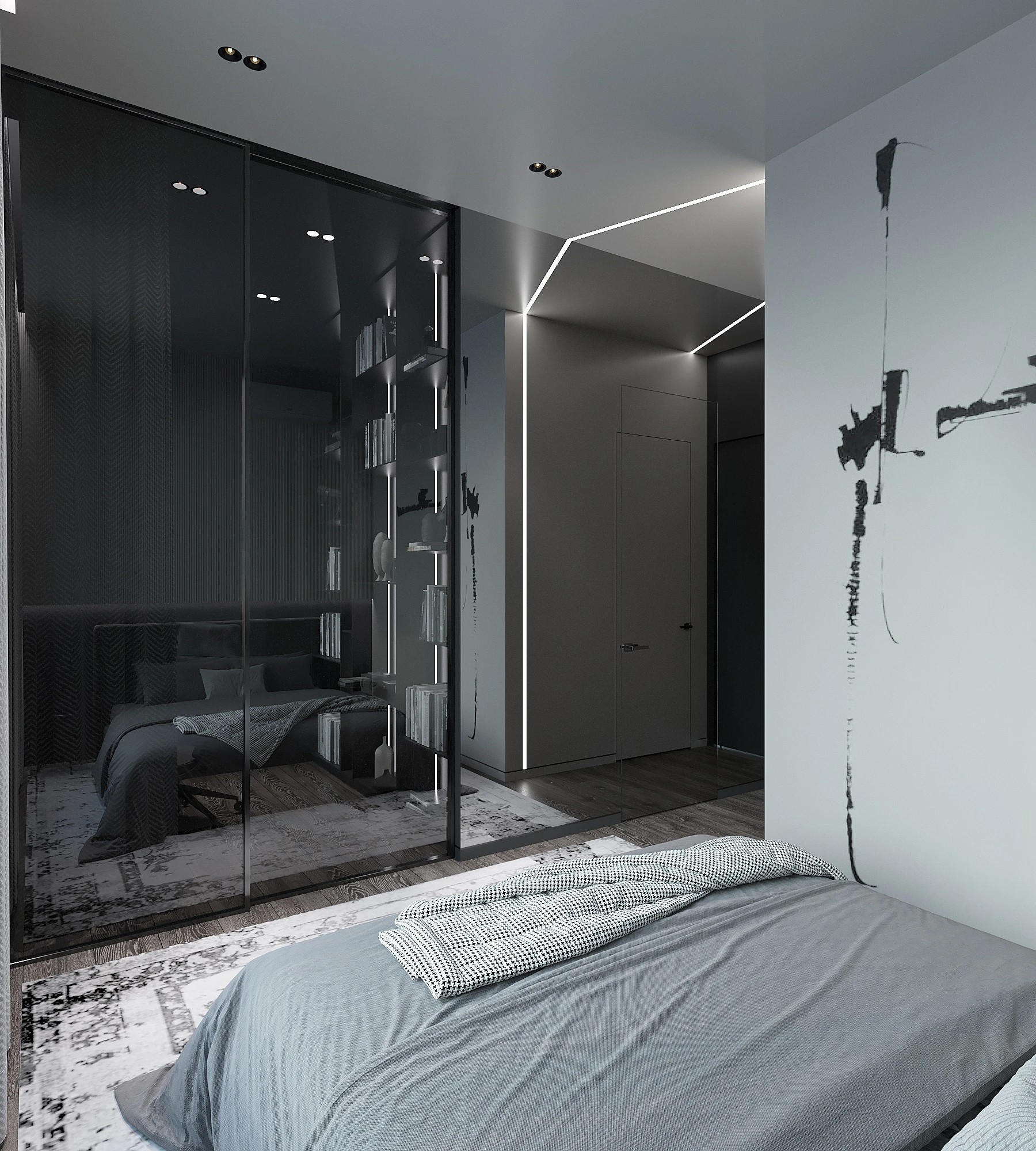 Квартира молодого человека в ЖК "Левел Стрешнево"