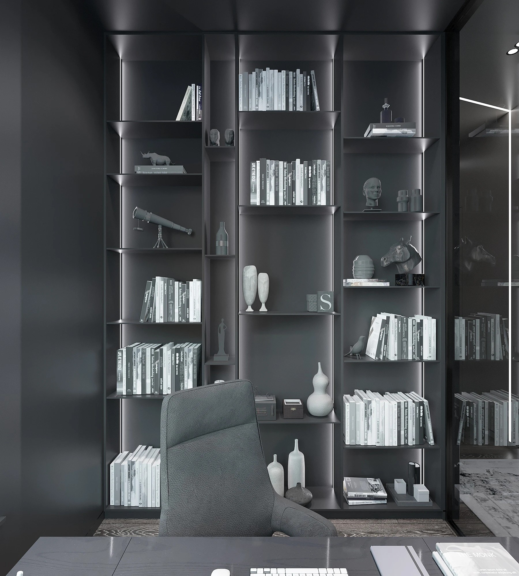 Квартира молодого человека в ЖК "Левел Стрешнево"