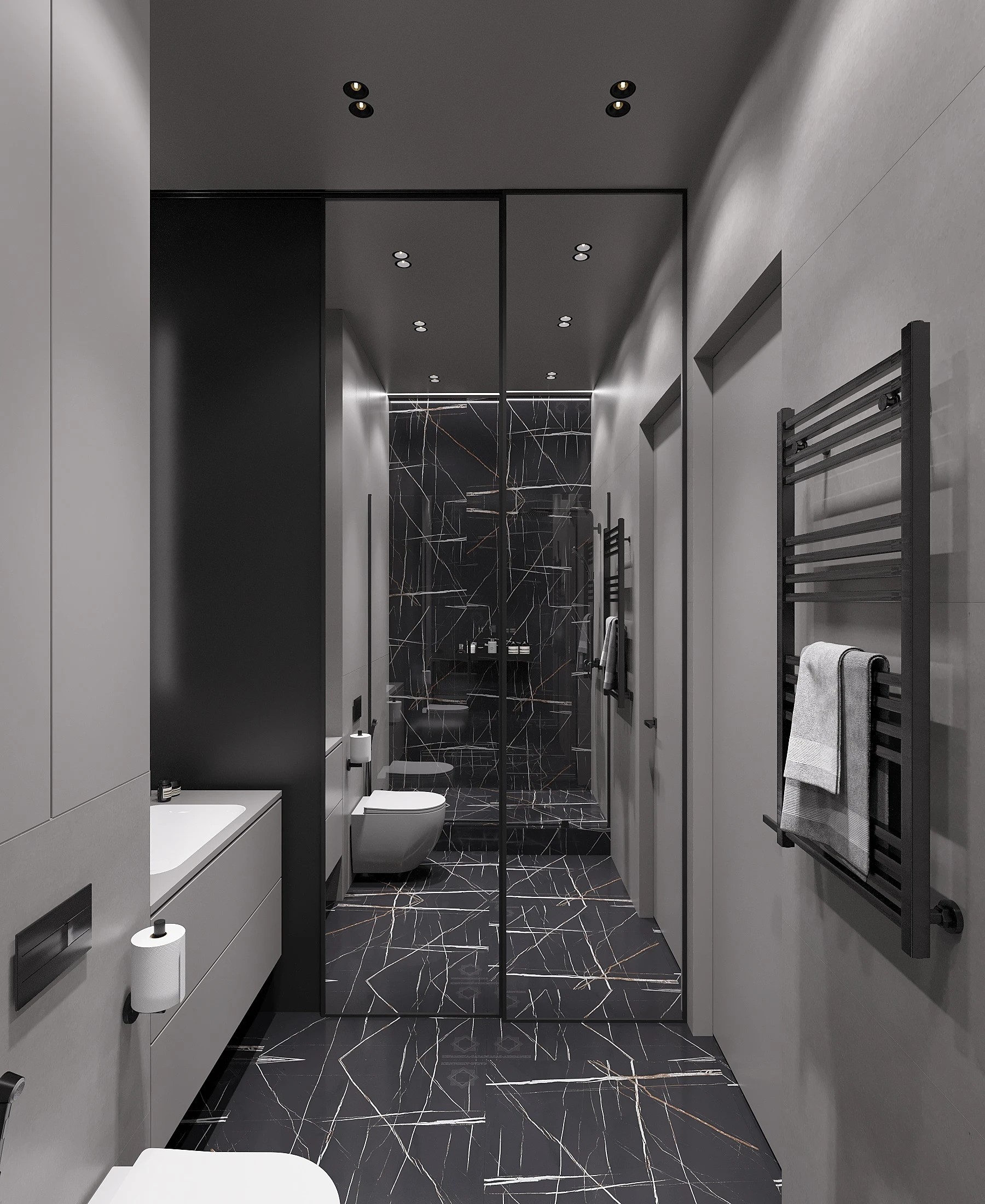 Квартира молодого человека в ЖК "Левел Стрешнево"