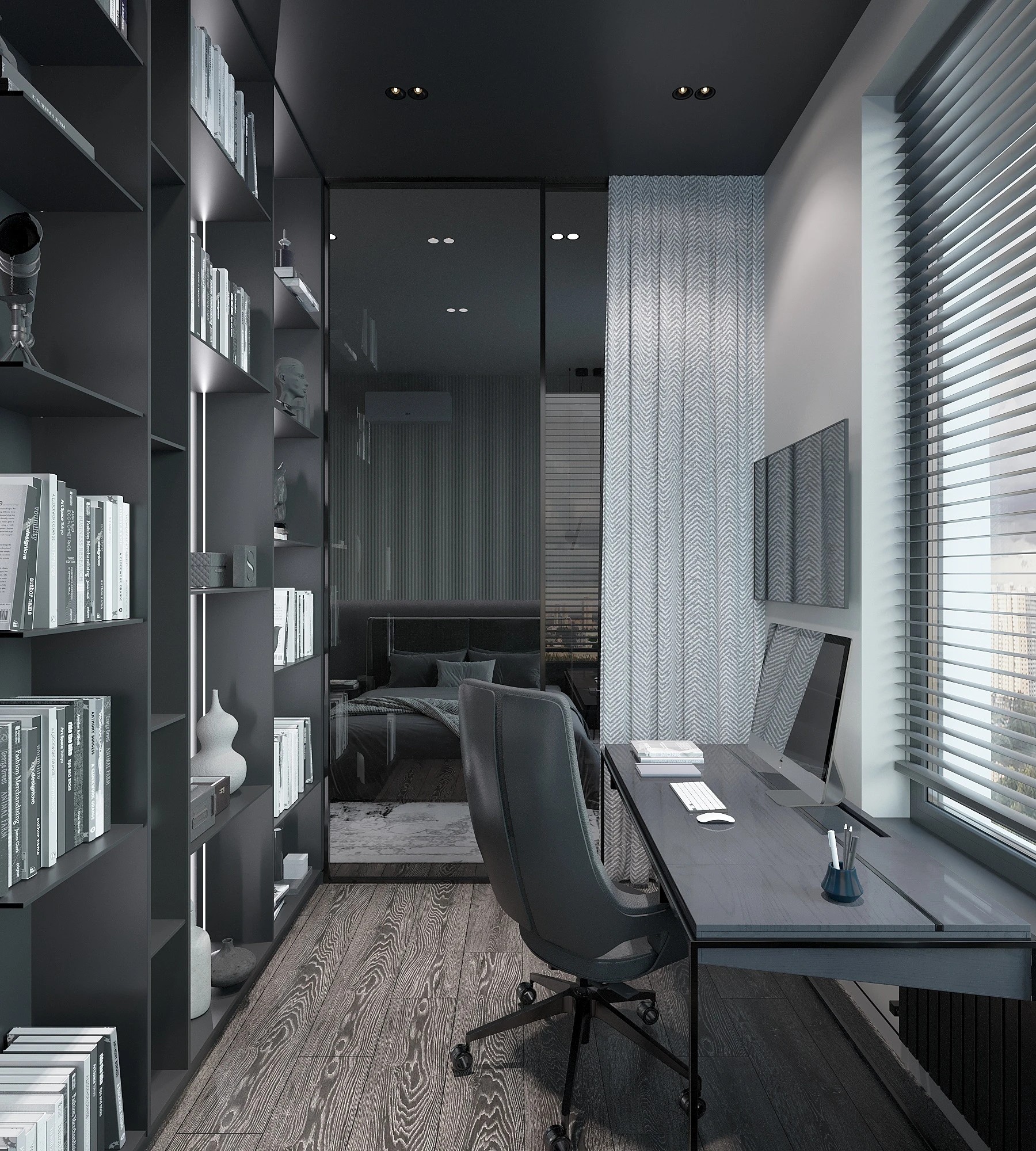 Квартира молодого человека в ЖК "Левел Стрешнево"