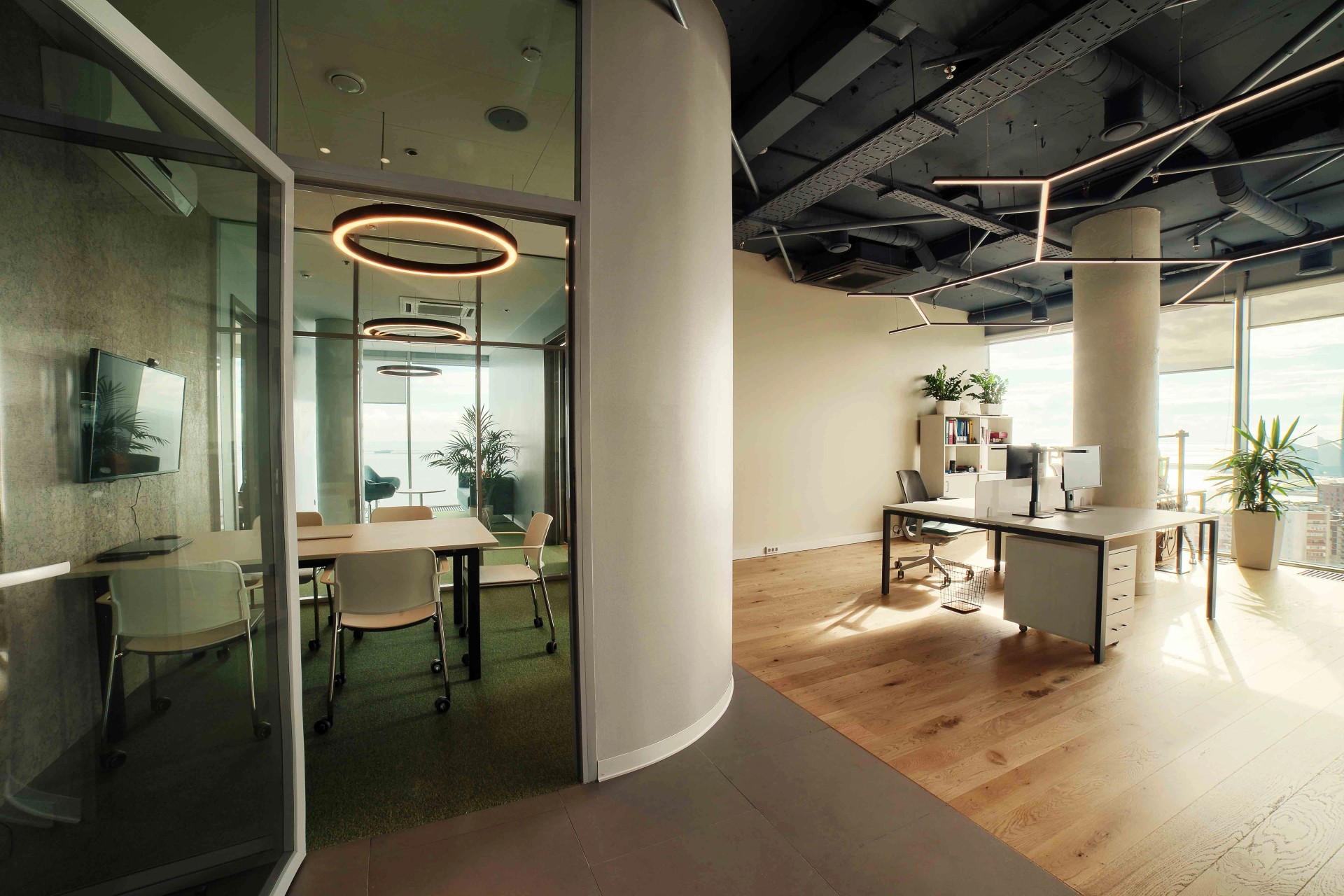 Офис с видом на Финский залив для IT компании