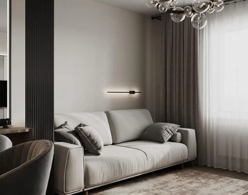 Спальня с рабочими зонами