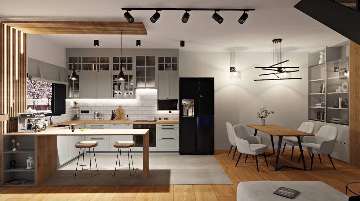 ВИЗУАЛИЗАЦИЯ КУХНИ-ГОСТИНОЙ