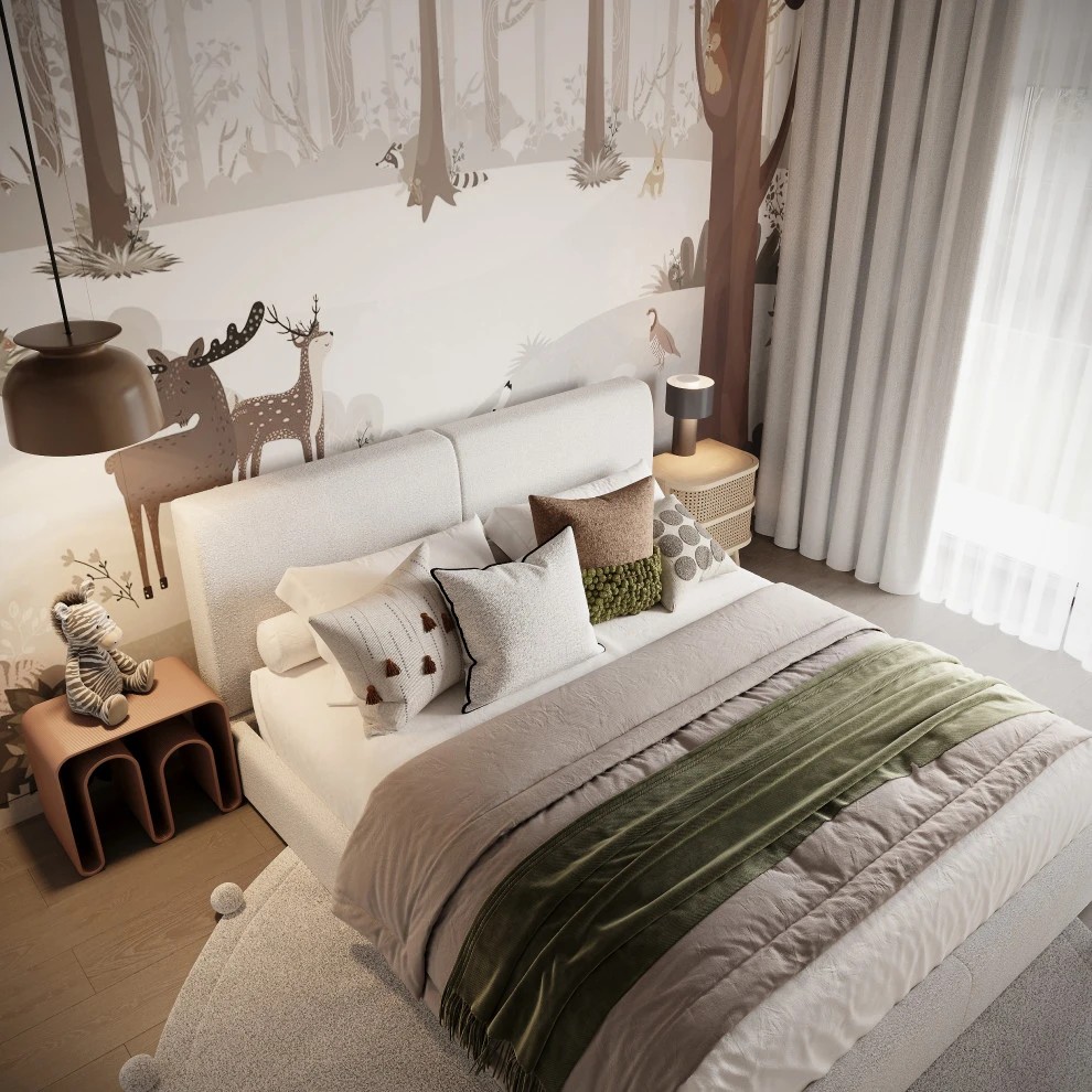 Дизайн-проект детской для девочки