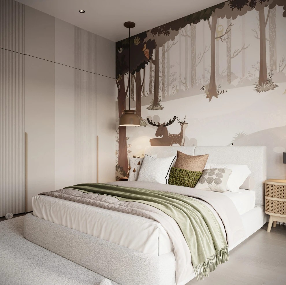 Дизайн-проект детской для девочки