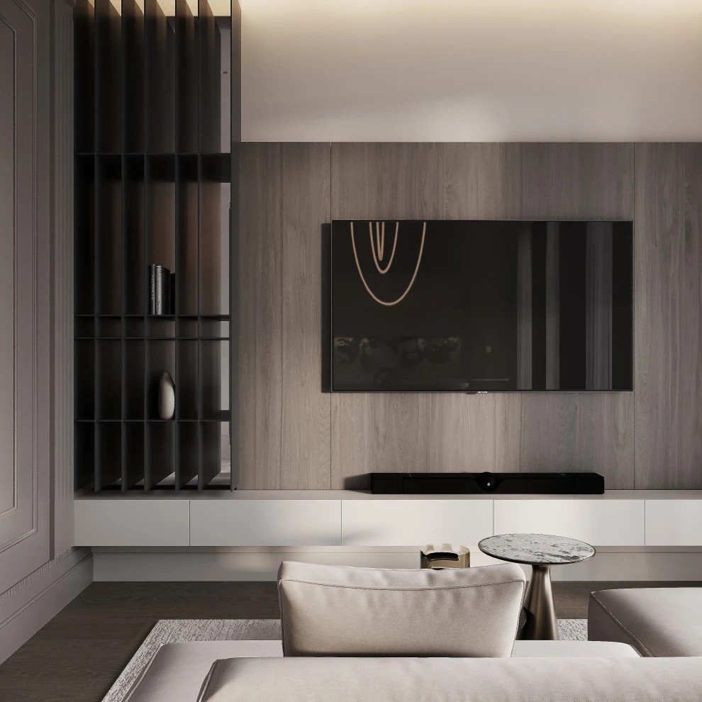 Интерьер кухни-гостиной