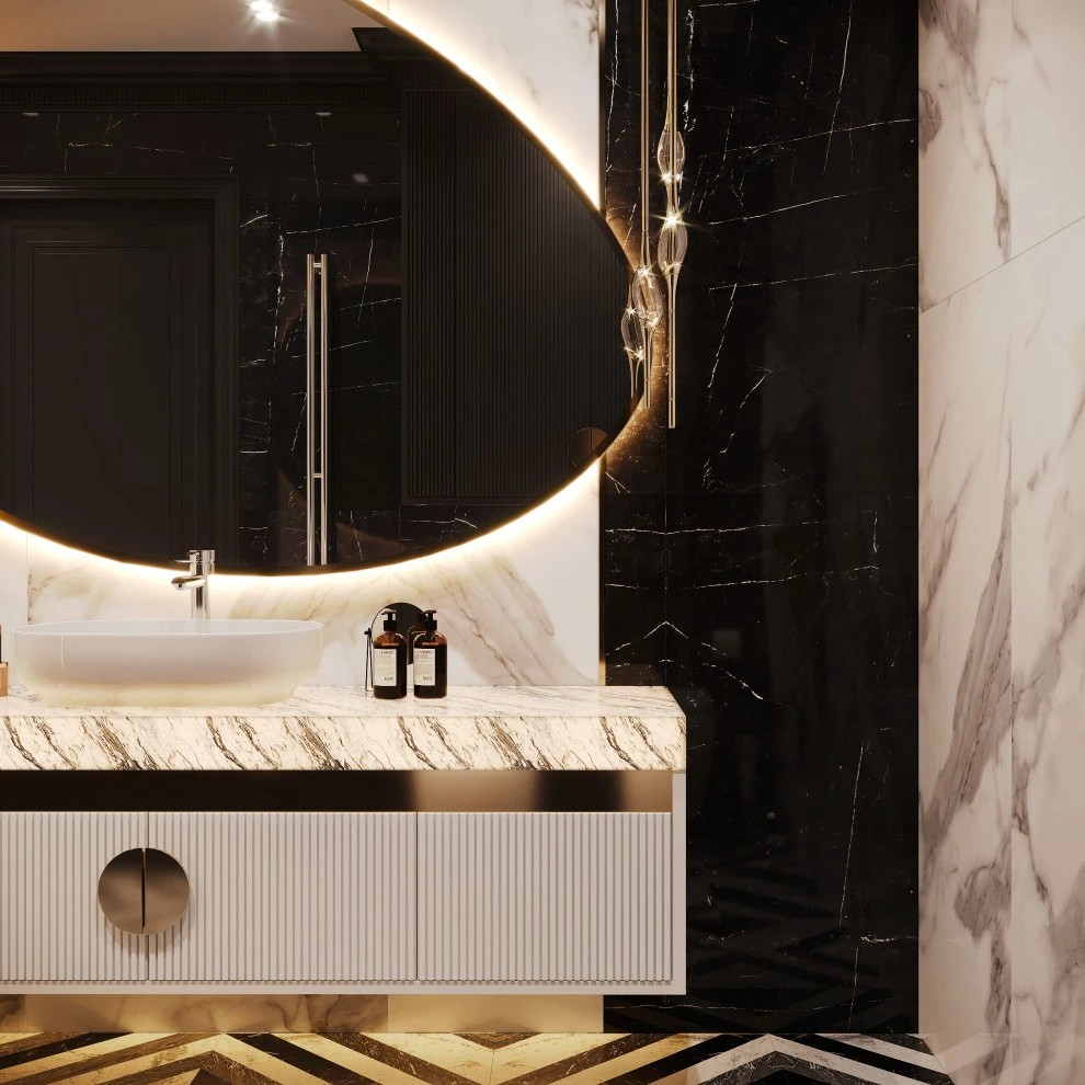 Дизайн интерьера ванной комнаты