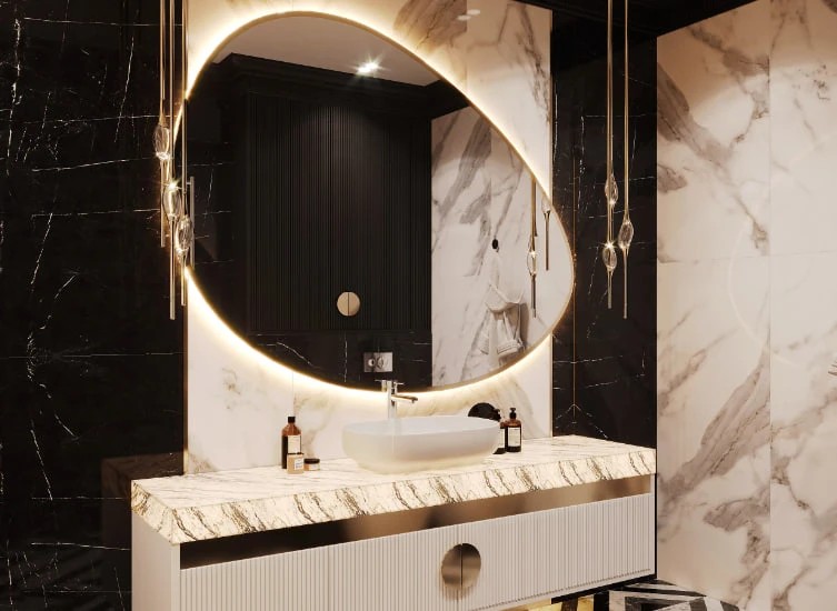 Дизайн интерьера ванной комнаты