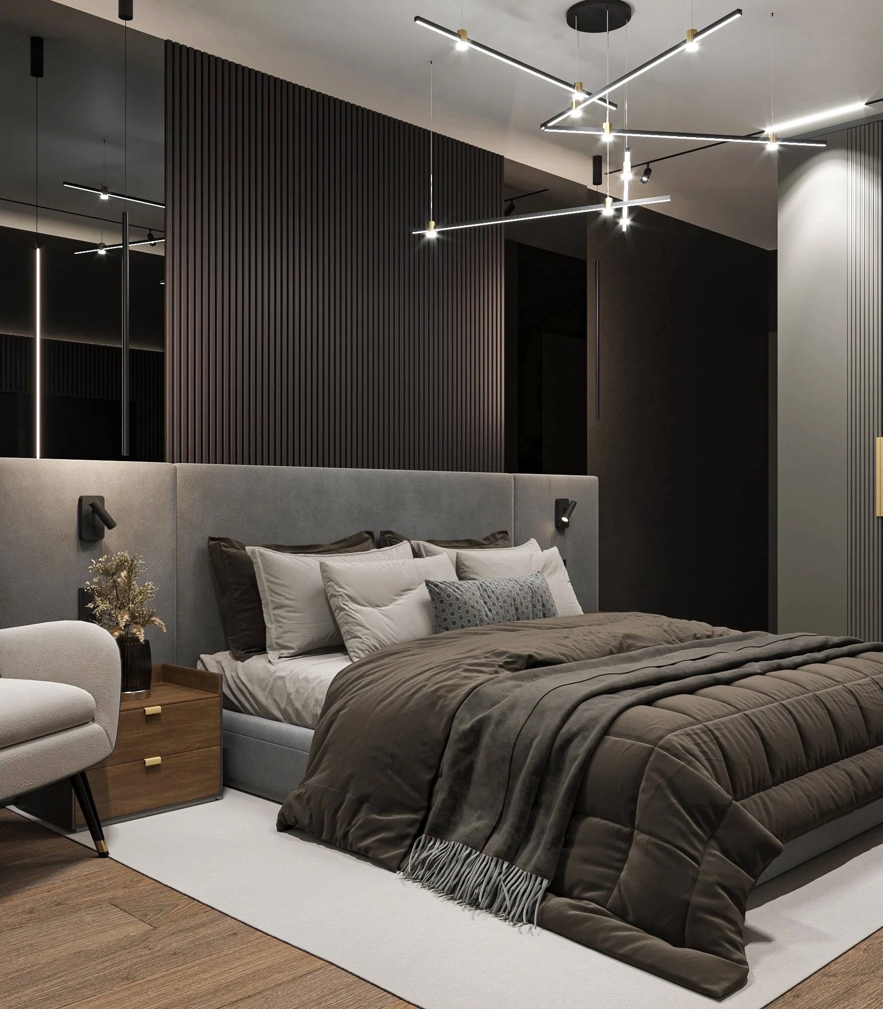 Темная спальня