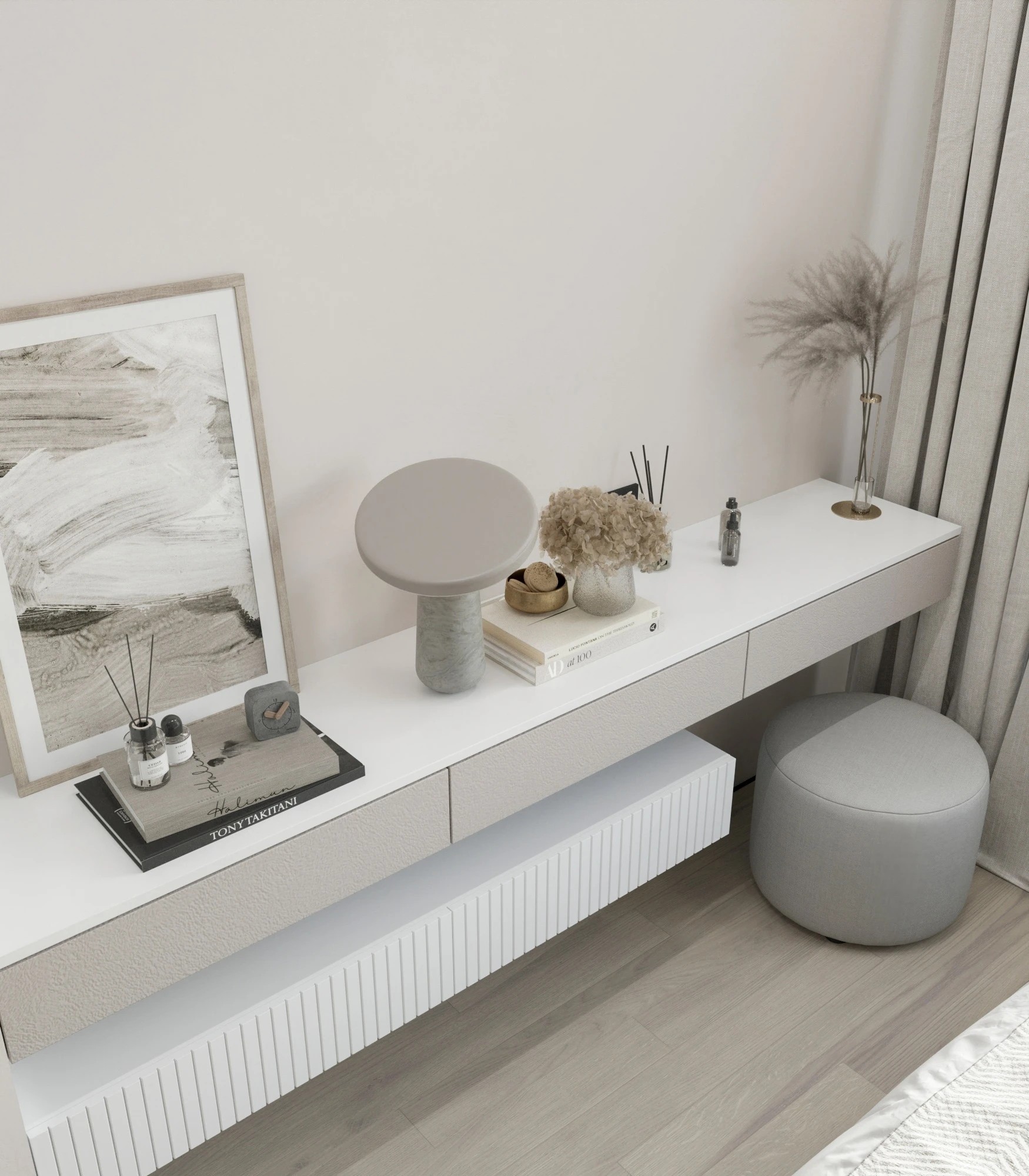 Проект квартиры в светлых тонах