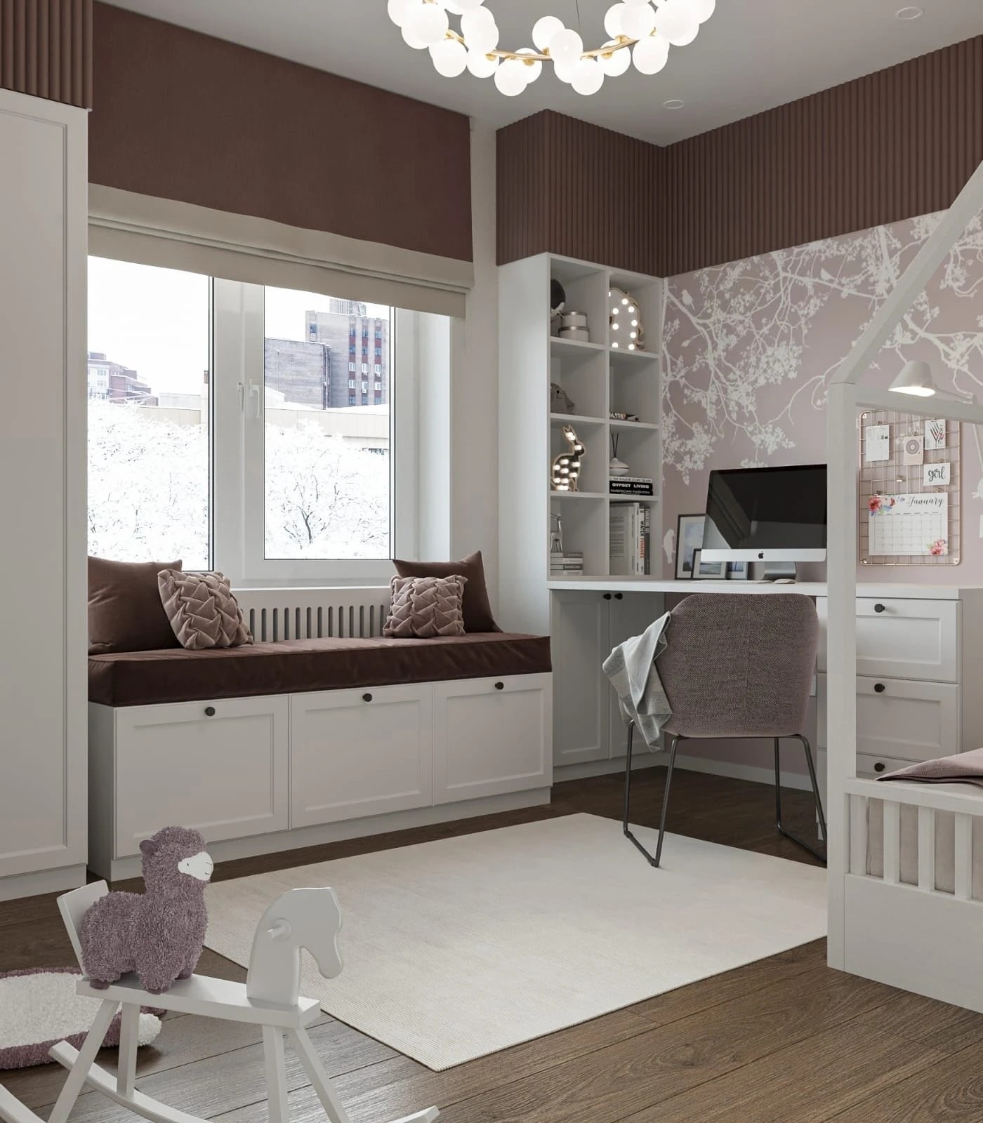 Дизайн детской для прекрасной леди