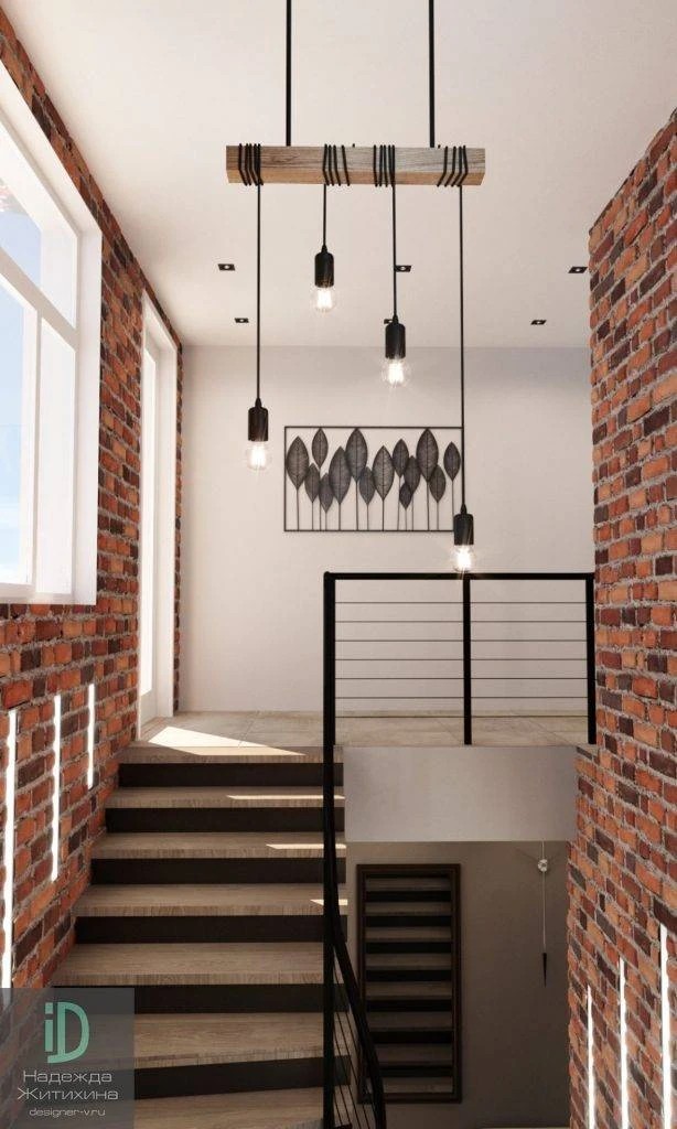 Коридор и лестница