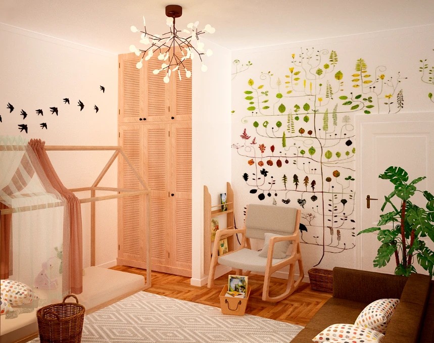 Детская комната девочки