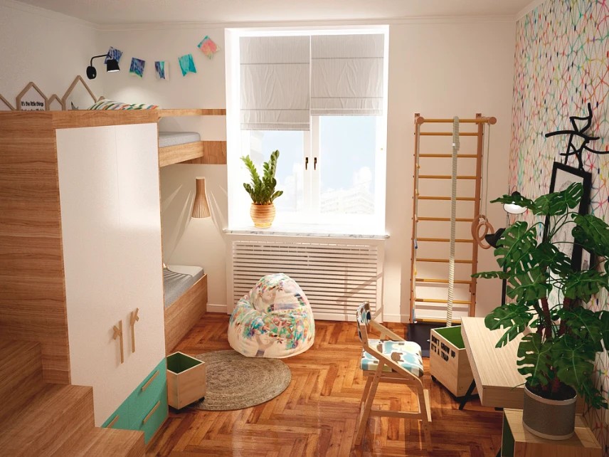 Детская комната мальчика