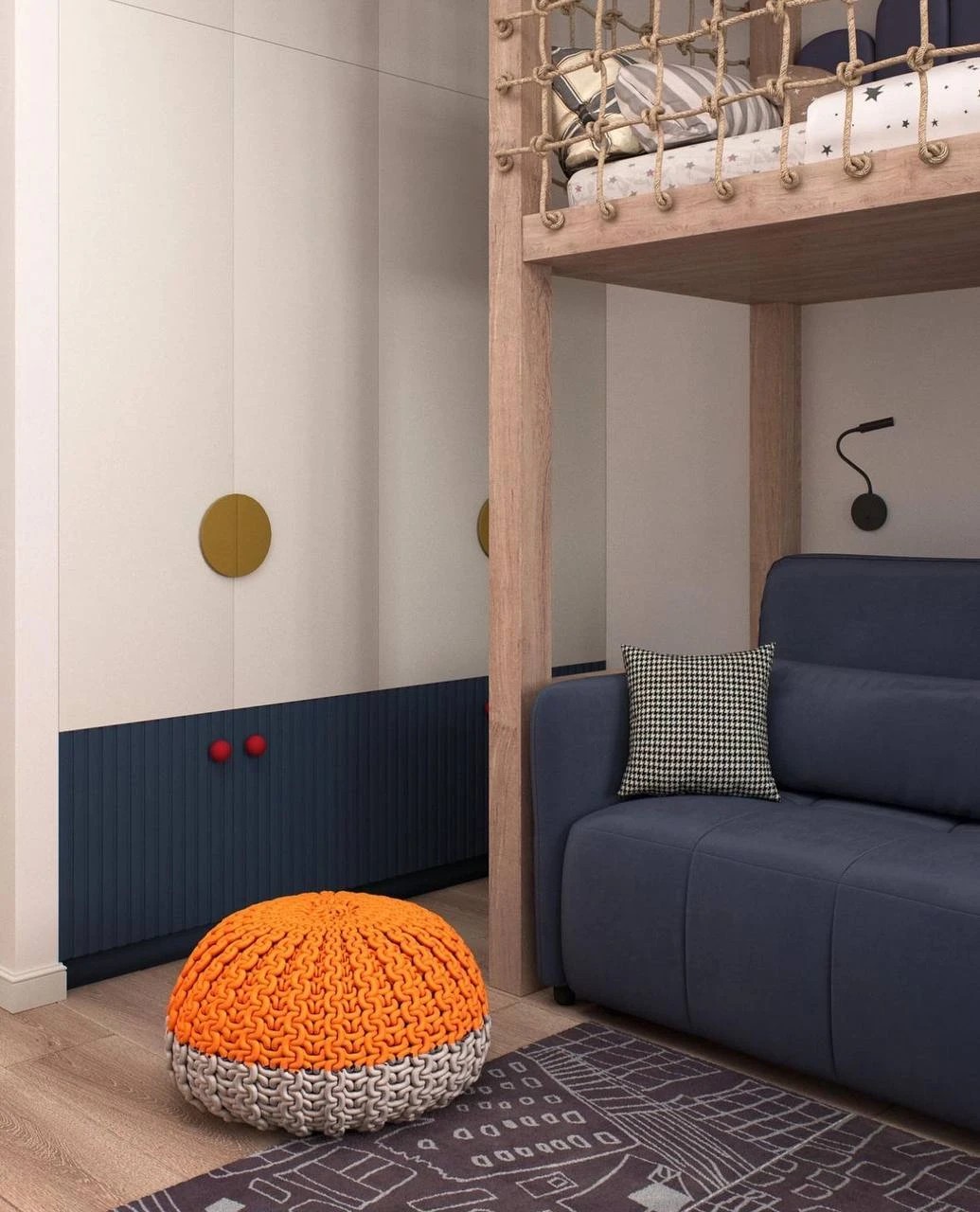 Комната 15,5 кв.м для двух мальчиков.