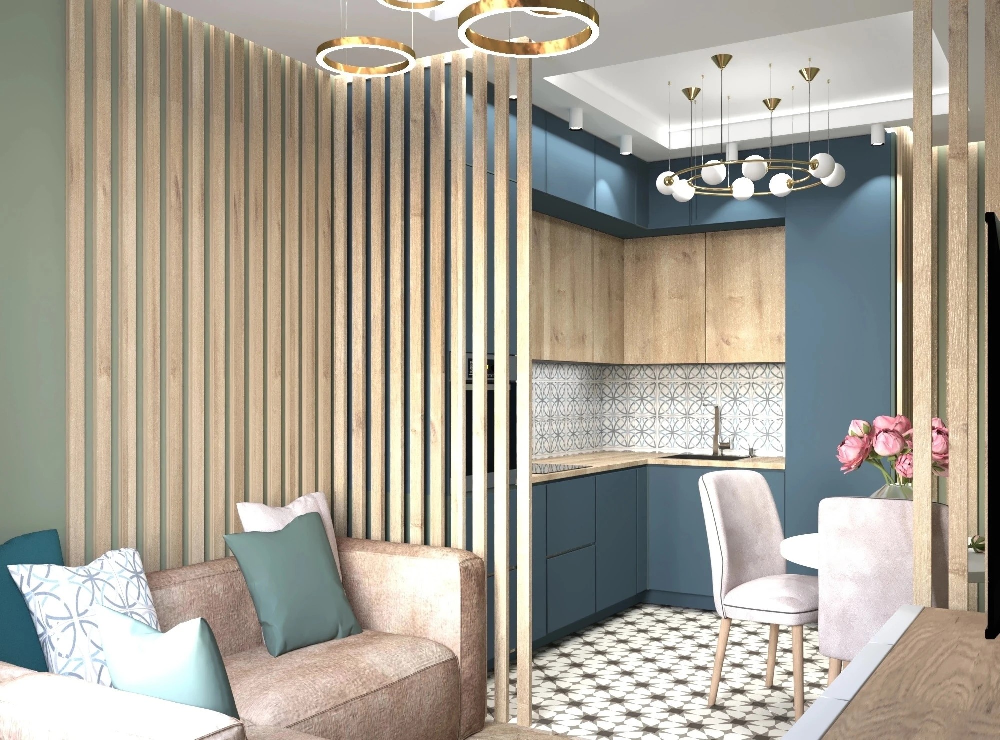 Зонирование кухни