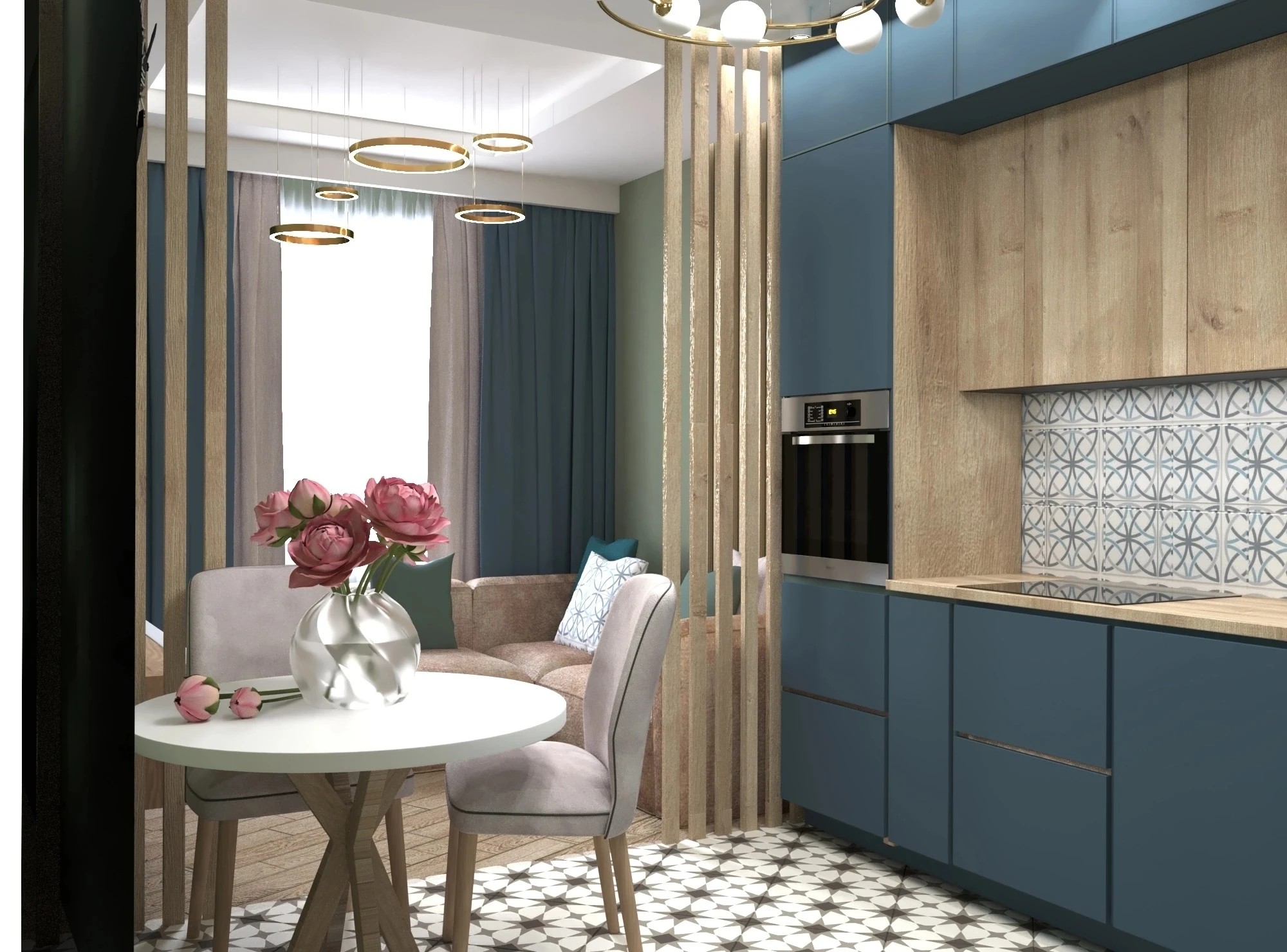 Зонирование кухни