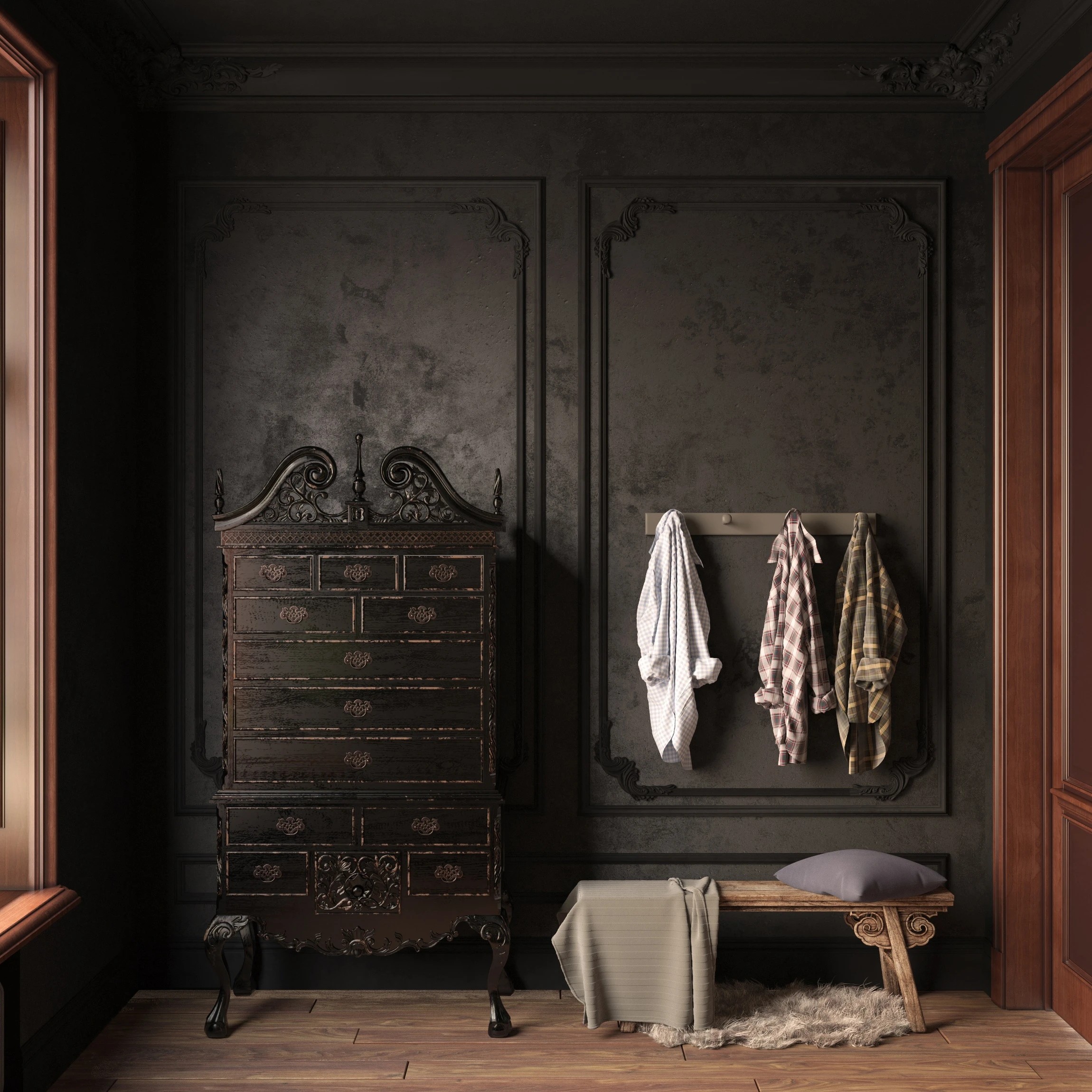 Концептуальный проект спальни