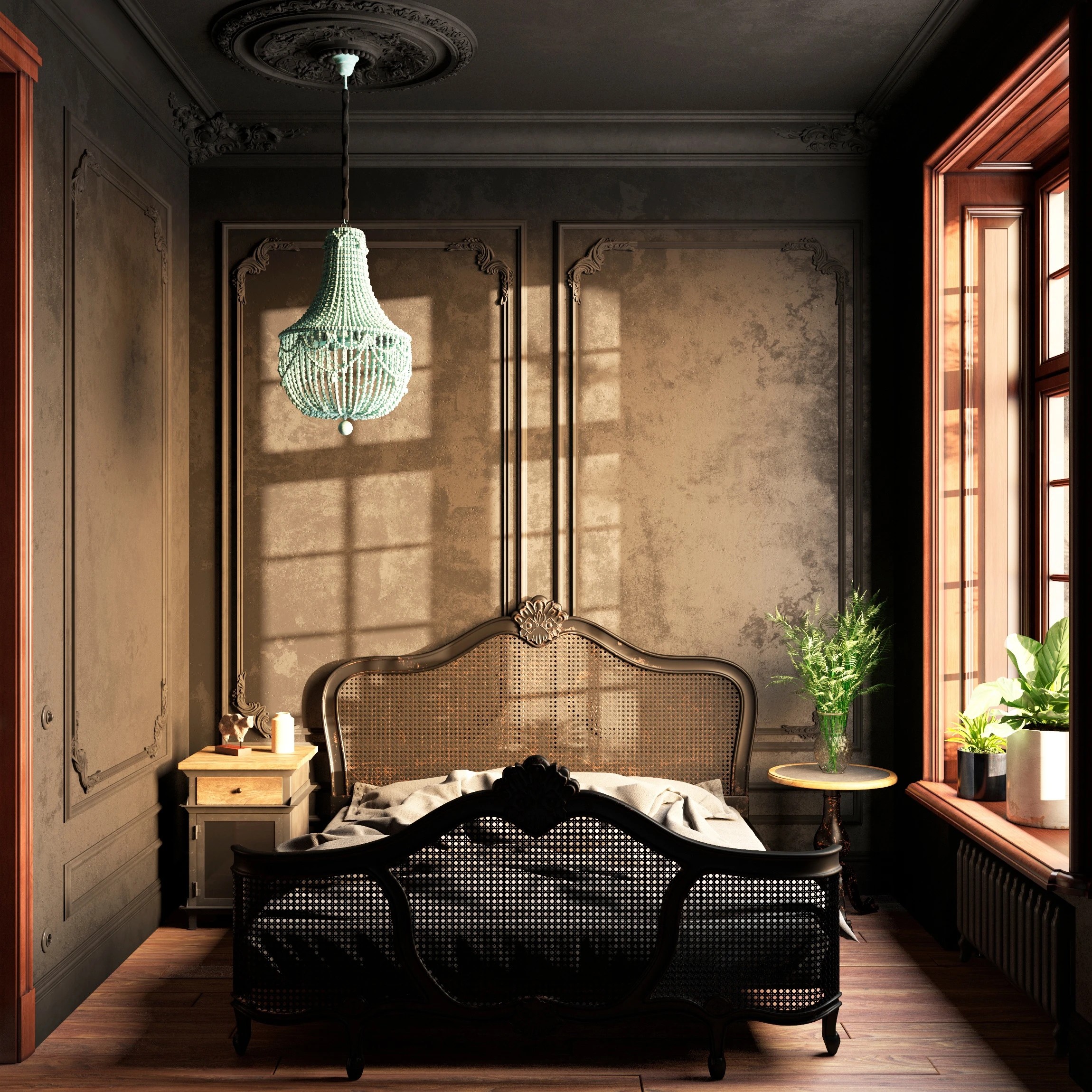 Концептуальный проект спальни