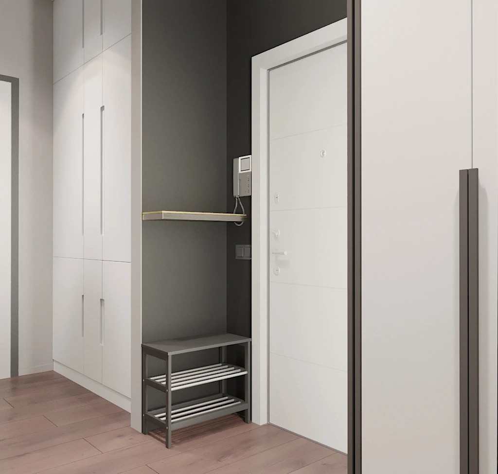 Kitchen аnd hallway minimalism