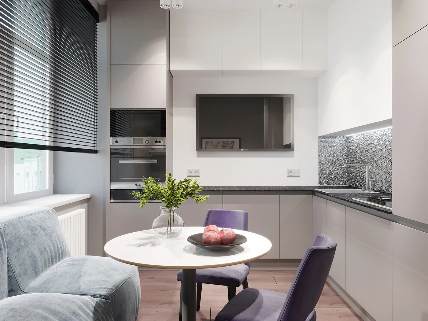 Kitchen аnd hallway minimalism