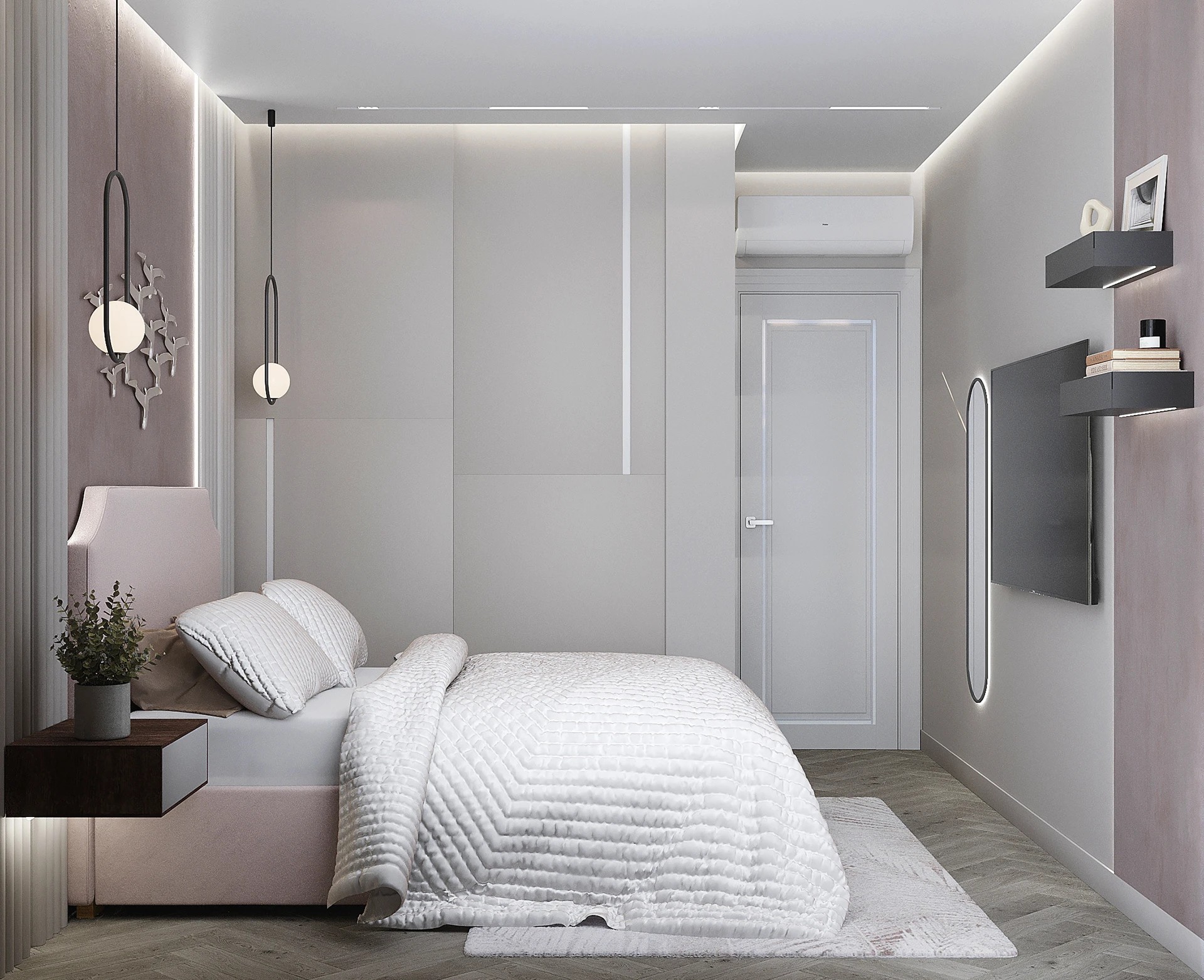 MASTER BEDROOM WITH BIRDS