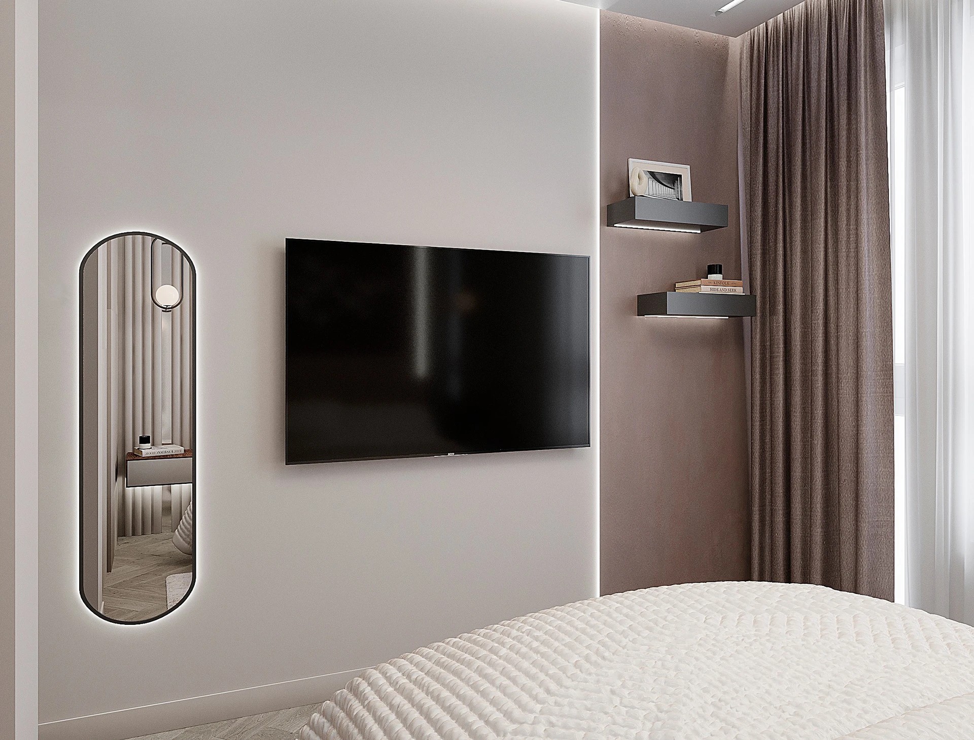 MASTER BEDROOM WITH BIRDS