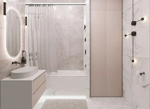 MASTER BATHROOM+LAUNDRY ROOM