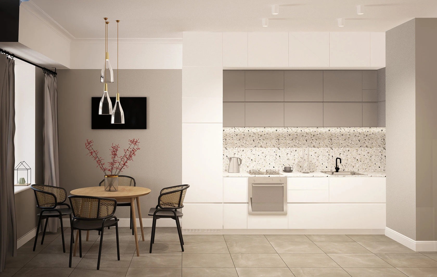 Квартира на Петроградке «Питерское небо»