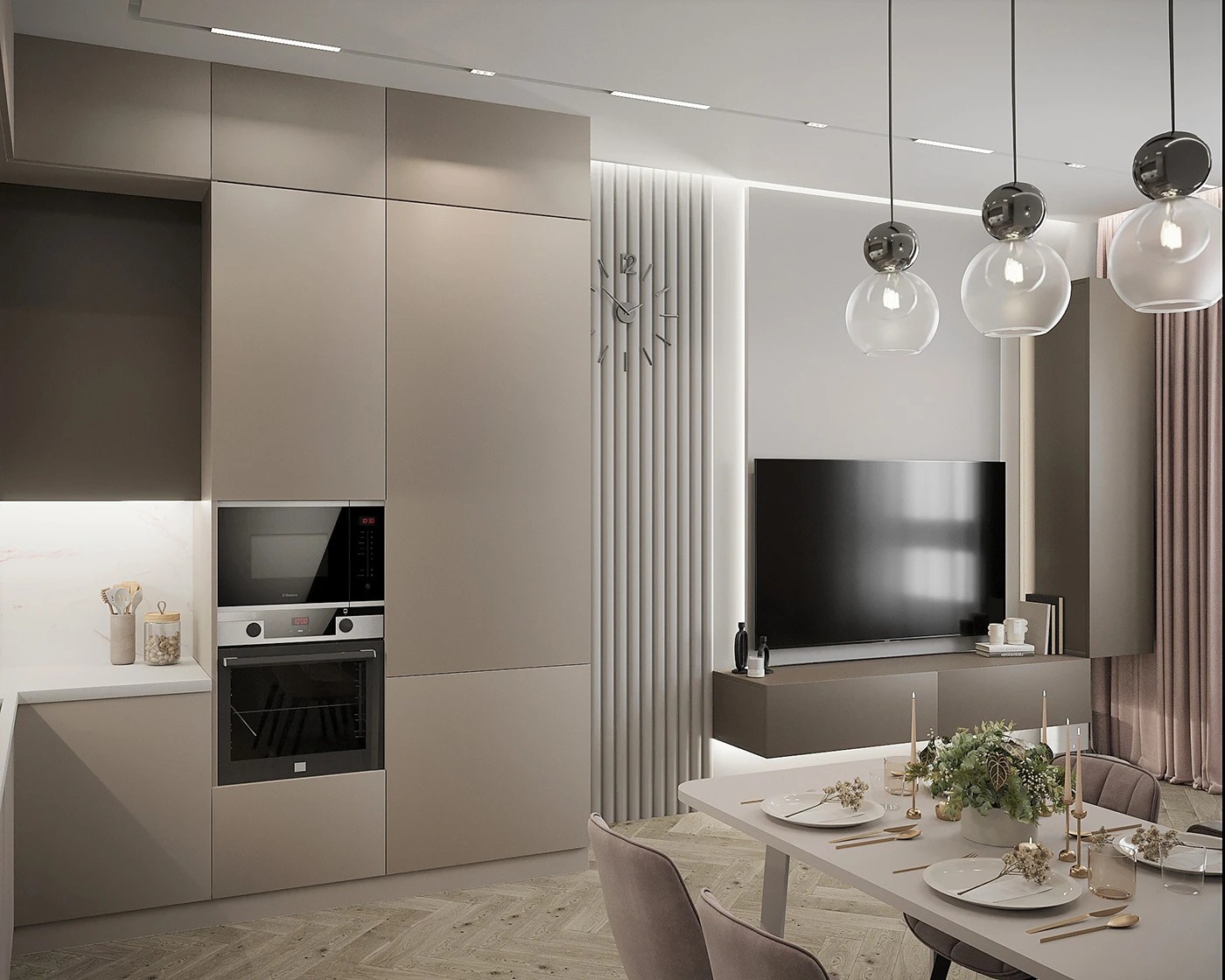 LIVING ROOM WITH DINNER ZONE