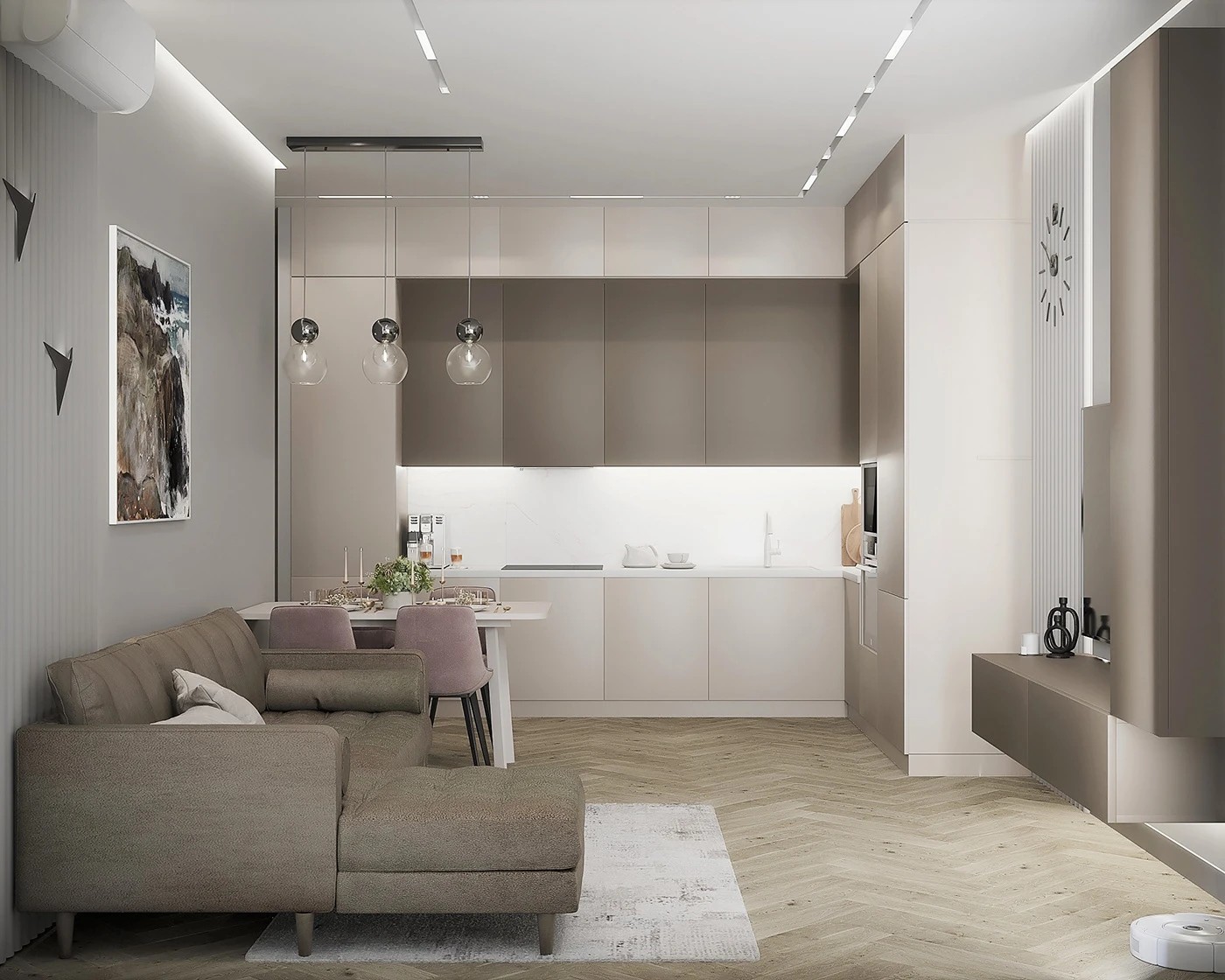 LIVING ROOM WITH DINNER ZONE