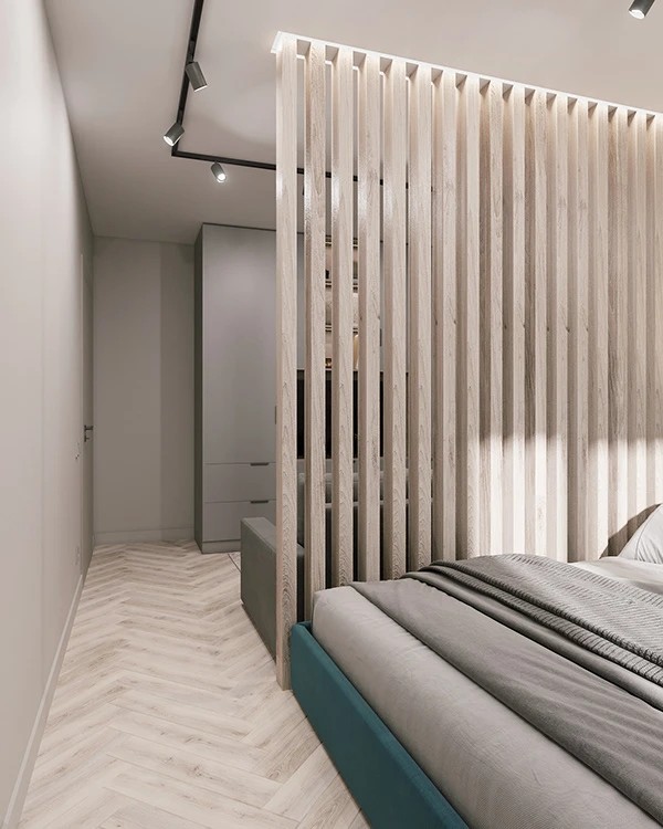 LIVING ROOM WITH BED ZONE