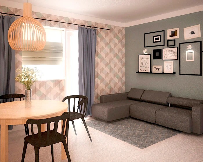 Квартира «Ритмы геометрии»