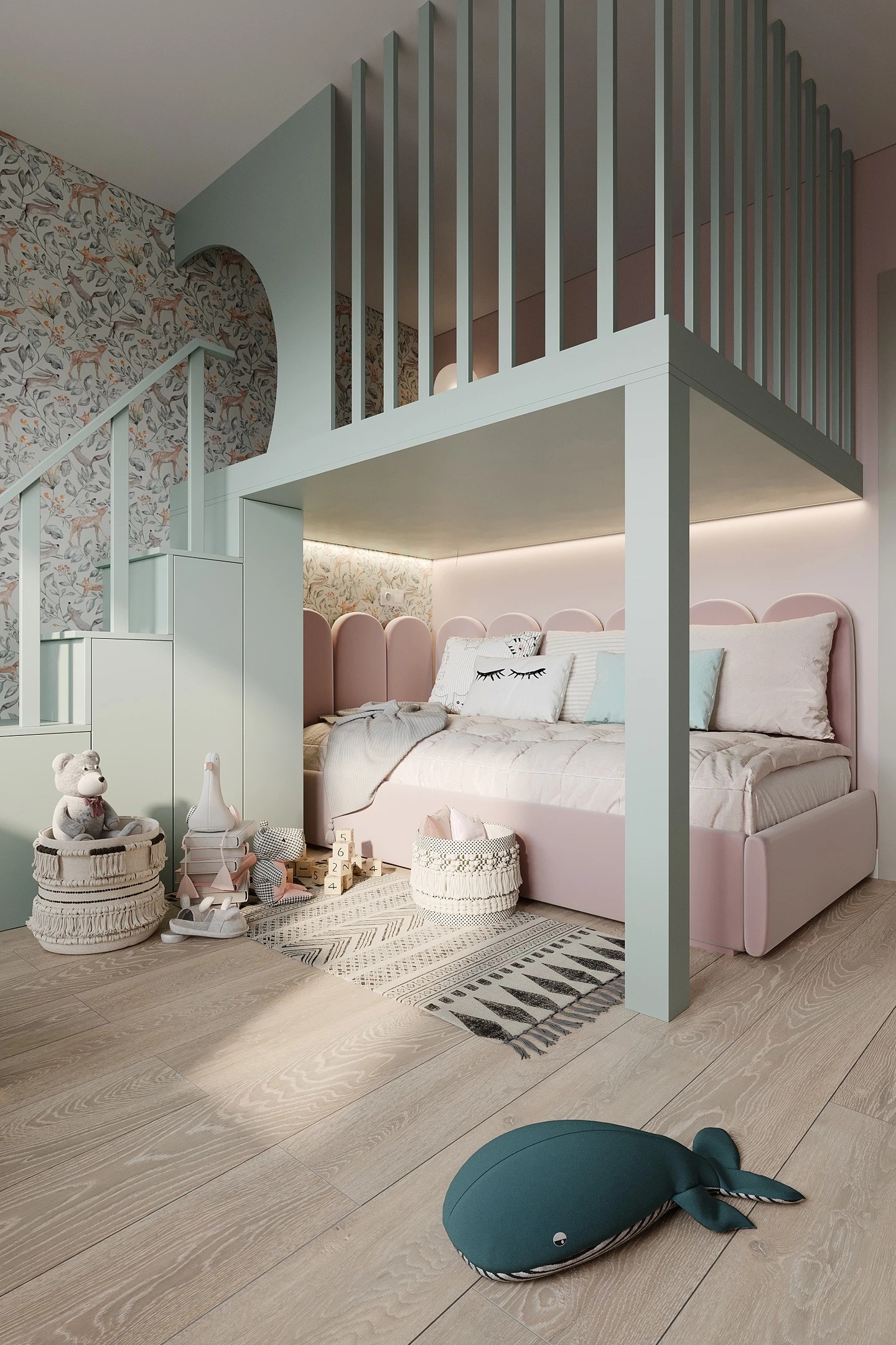 Интерьер детской из квартиры в Люблино