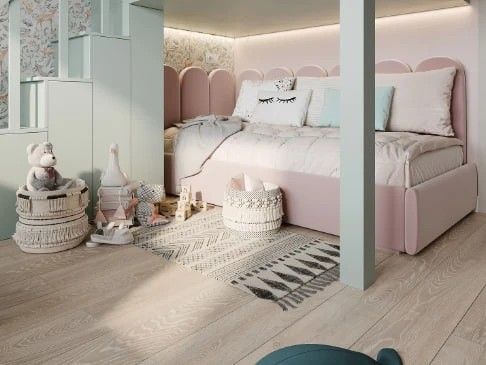 Интерьер детской из квартиры в Люблино