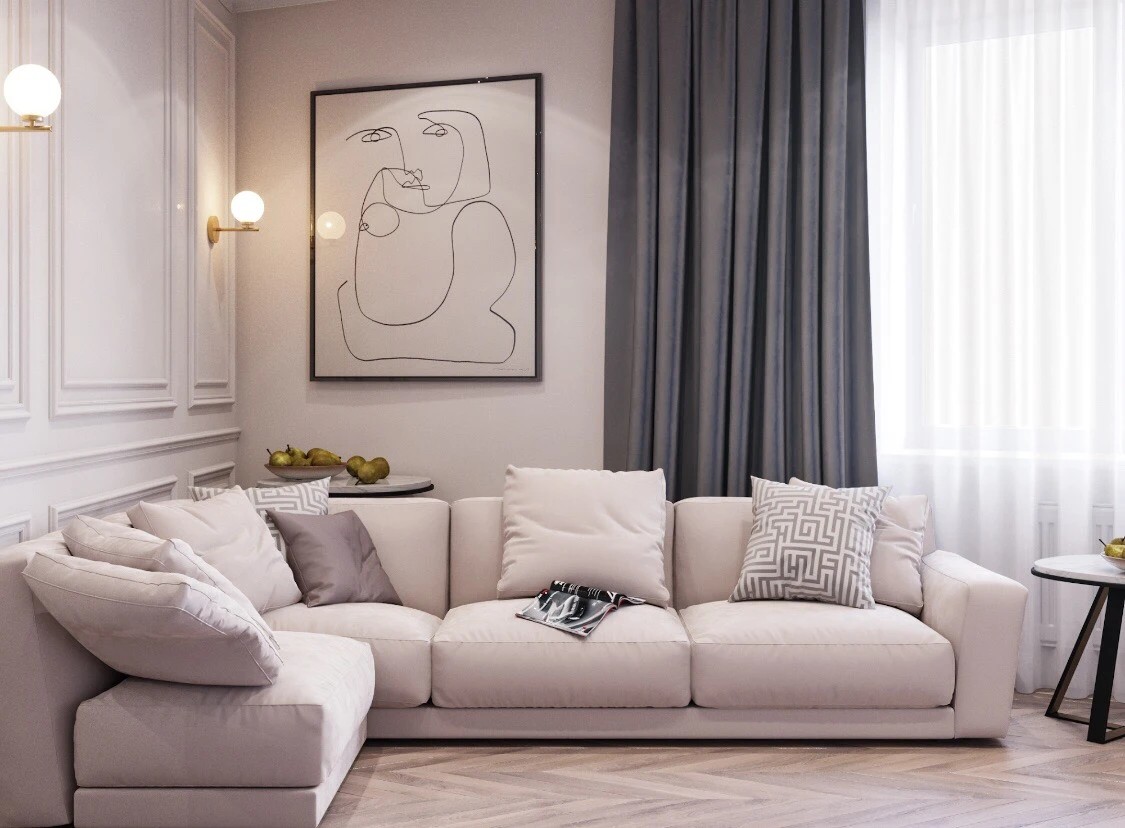 Квартира в светлых тонах