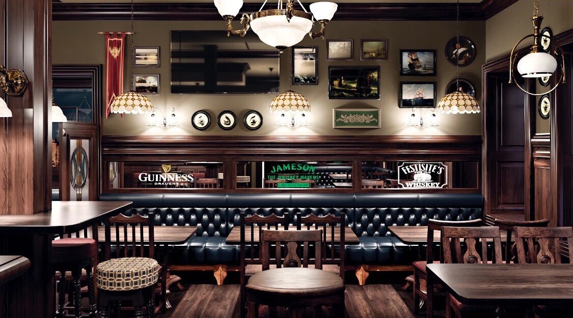 Ирландский ПАБ "Три Бочки"