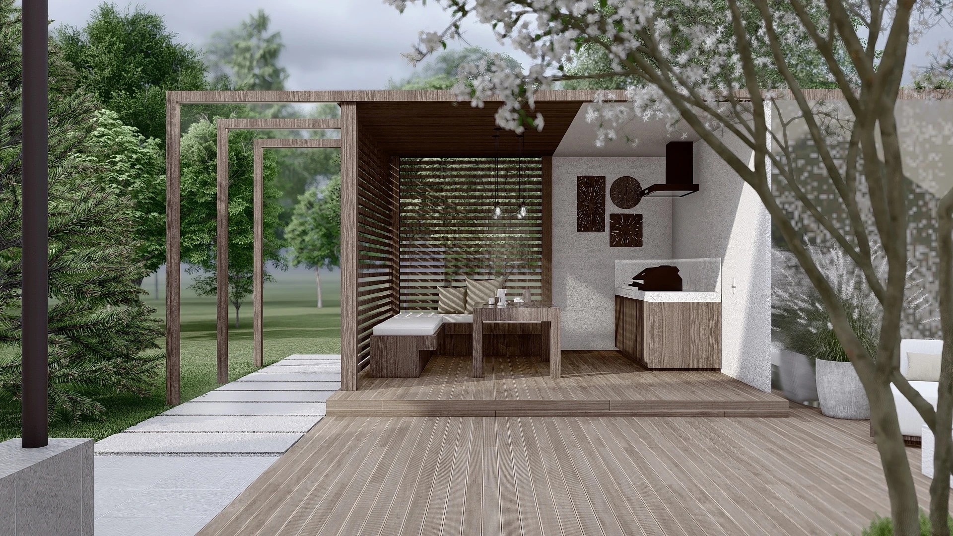 Проект мангальной зоны