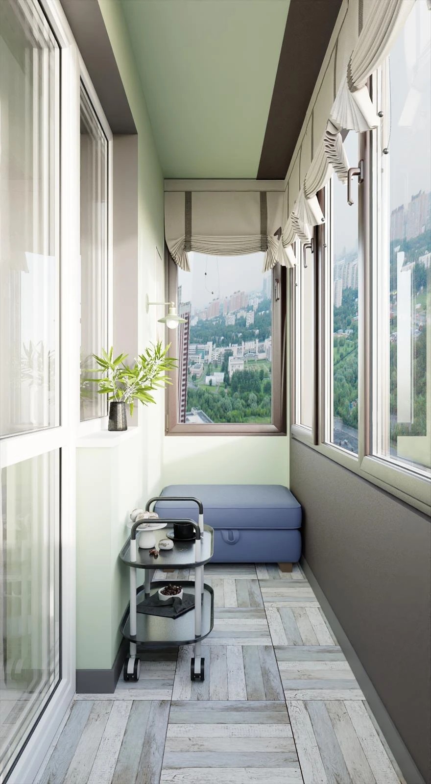 Дизайн-проект однокомнатной квартиры для молодой девушки