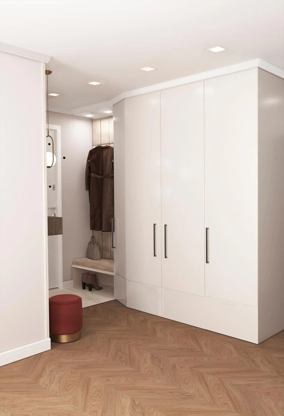 Дизайн-проект квартиры в неоклассическом стиле