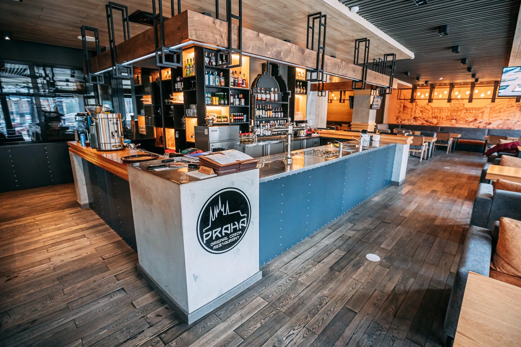 Дизайн ресторана Praha