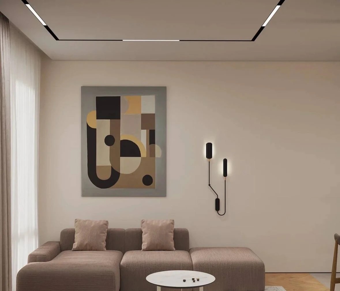 Визуализация гостиной