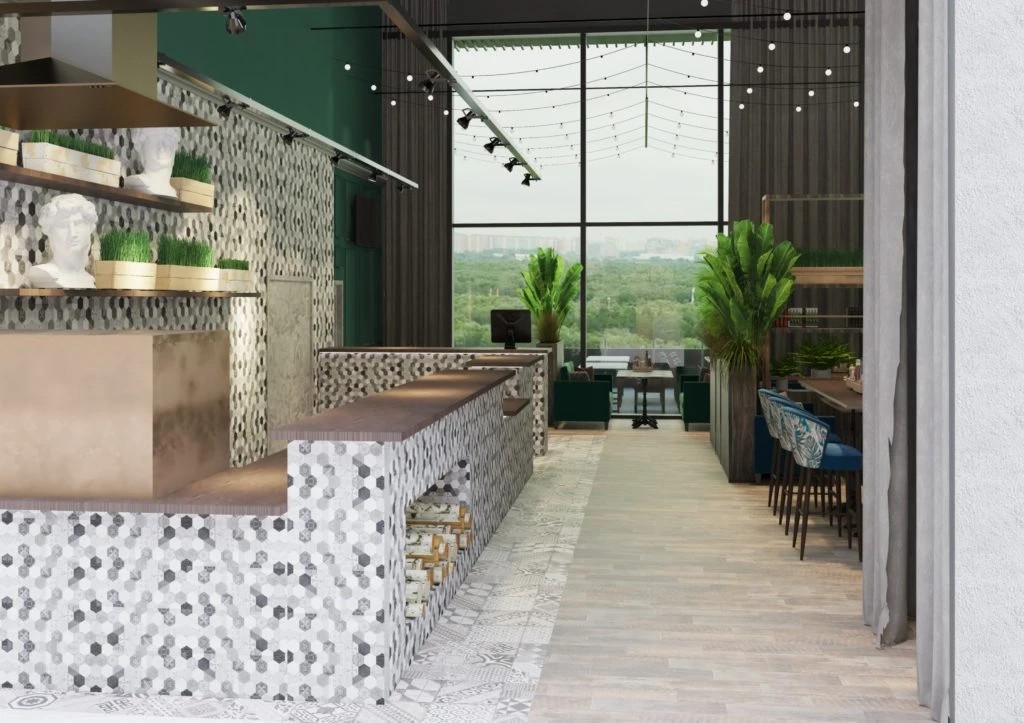 ДИЗАЙН ПРОЕКТ РЕСТОРАНА В ТРЦ «САЛАРИС»